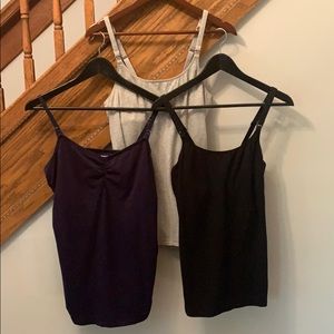 Bundle of three nursing tanks